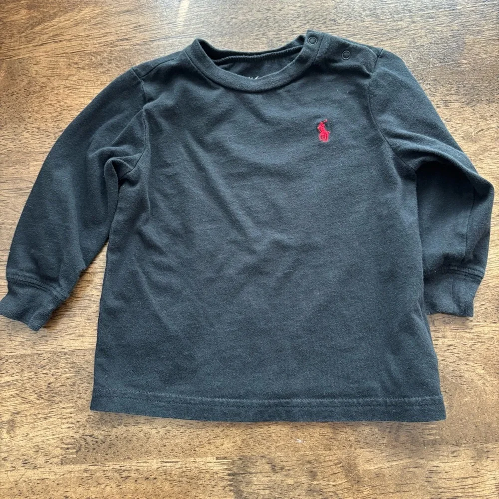 Ralph Lauren long sleeve tees size 12 months lot of 3